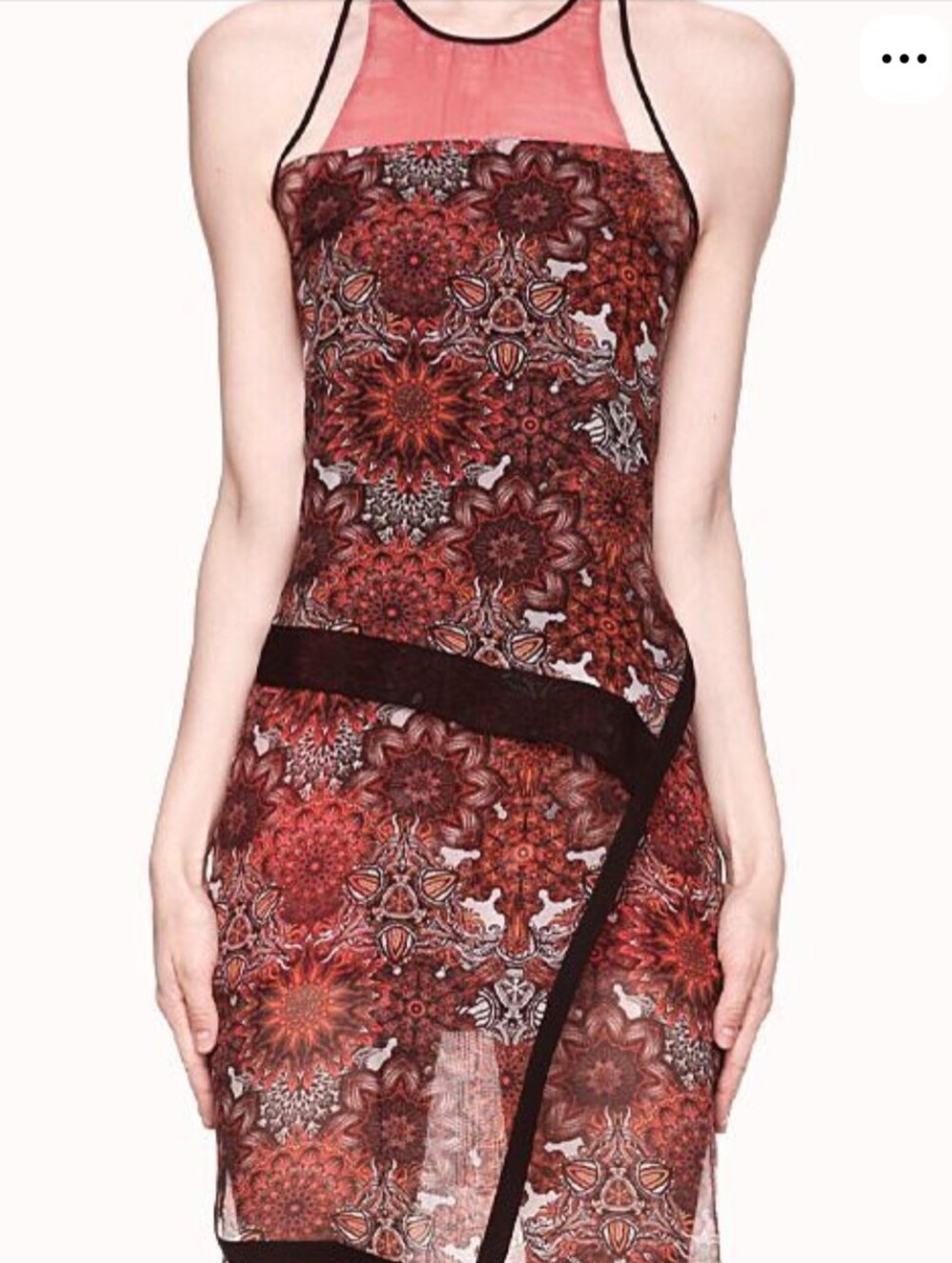 Helmut Lang Unique Asymmetric Design Layered Dress - Picture 2 of 10